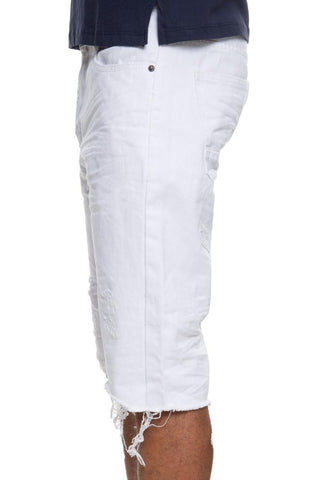 Span Denim Shorts