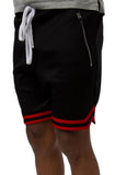 Front View Dropped Track Shorts