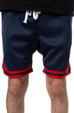 Front View Dropped Track Shorts