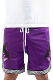 Front View Wolf Gang Mesh Shorts