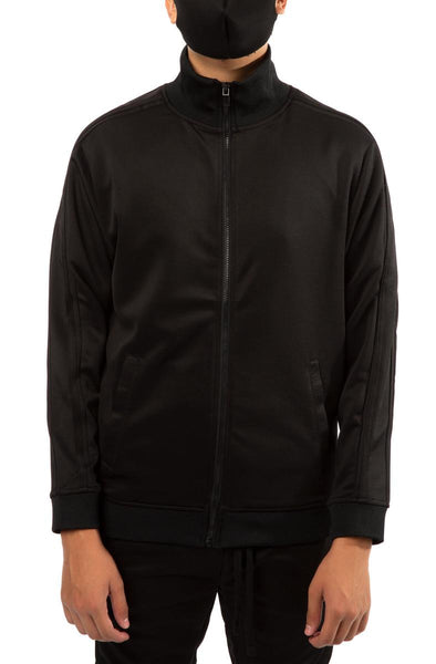 Front View Shane Striped Jacket