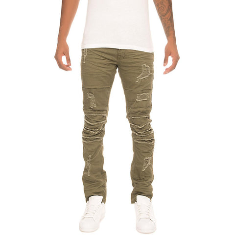 Men's Denim Rip Shorts