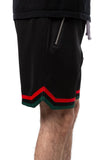 Dropped Track Shorts