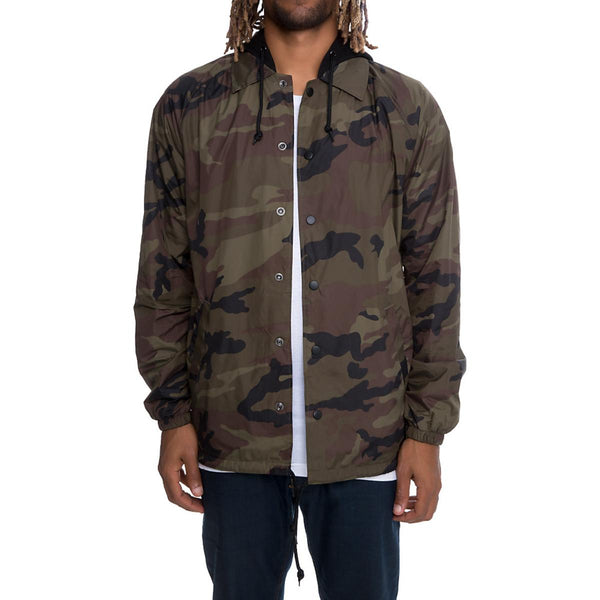 Front View Men's Camo Jacket