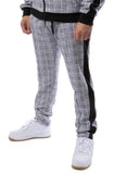 Front View Xander Plaid Track Pants