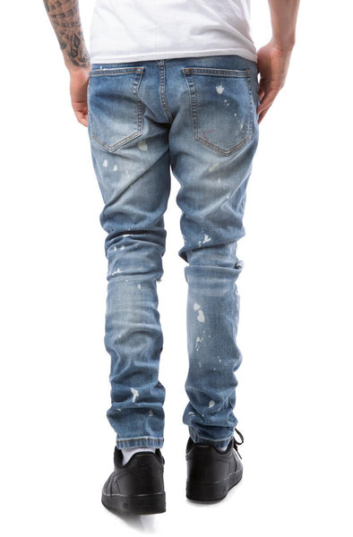 Quinn Distress Basic Jeans