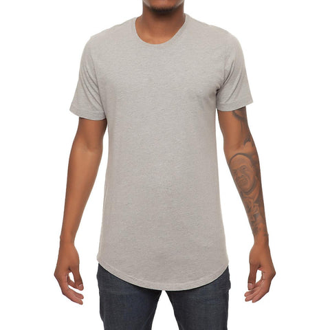 Basic Scallop Tee Grey
