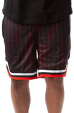Front View Game Day Pinstripe Shorts
