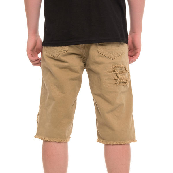 Men's Ripped Denim Shorts
