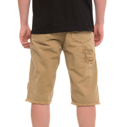 Men's Ripped Denim Shorts