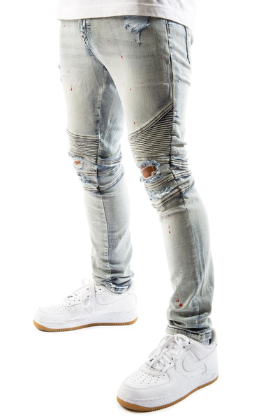 Front View Kraven Moto Panel Jean
