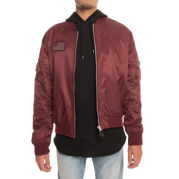Front View Men's Bomber Jacket