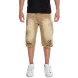 Front View Mens Twill Rip Short