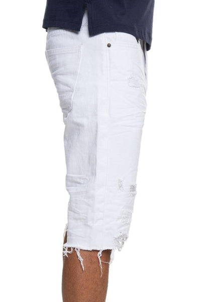 Span Denim Shorts