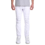 Front View Men's Ripped Twill Pant