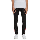 Front View Men's Stripes Track Pant