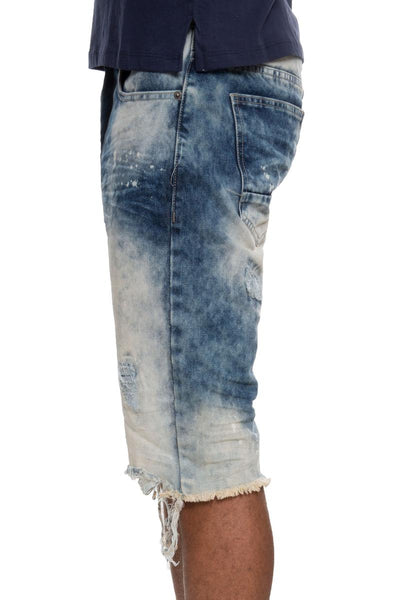 Span Denim Shorts