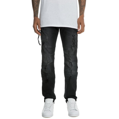 Men's Zipped Ripped Pants