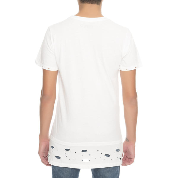 Men's Destroyed Double Tee