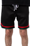 Front View Dropped Track Shorts