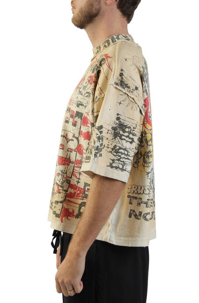 All Over Print Crop T-Shirt