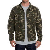 Front View Tom Denim Jacket Camo