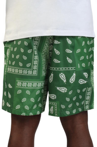 Paisley Nylon Short