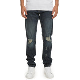 Front View Men's Destruct Denim Jean