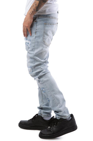 Quinn Distress Basic Jeans