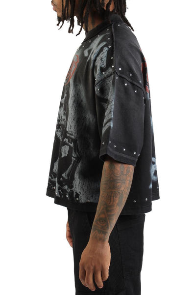 Ski Mask Heavy Crop T-Shirt