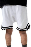 Dropped Track Shorts
