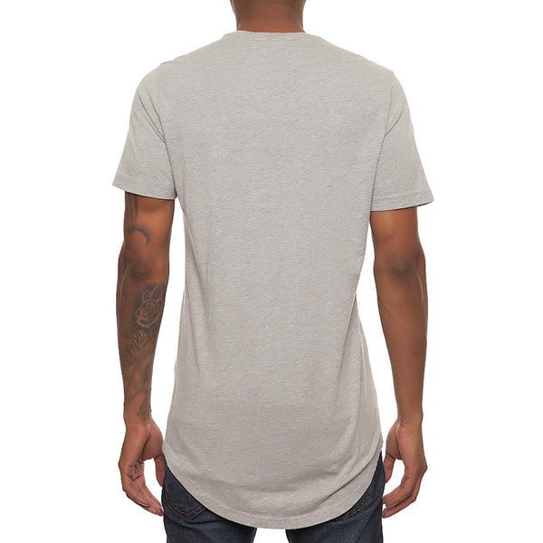 Basic Scallop Tee Grey
