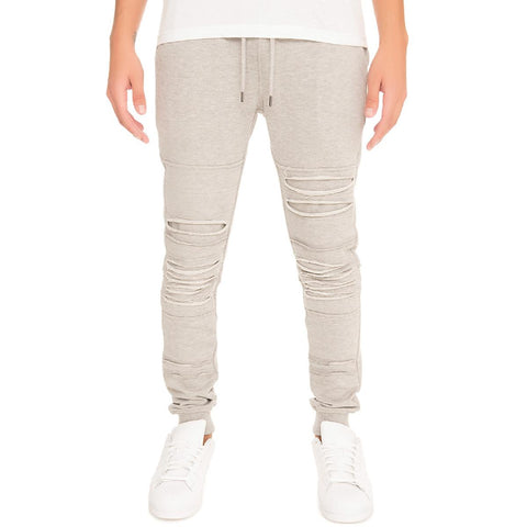 Men's Denim Rip Shorts