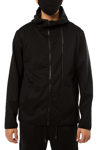 Front View Cargo Tech Full-Zip Hoodie