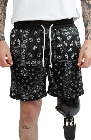 Paisley Mesh Shorts