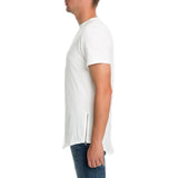 Men's Scallop Tee W Zip Si