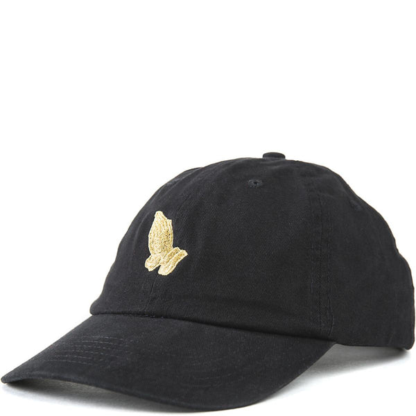 Front View Black Judge Me Strapback Hat