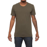 Front View Men's Basic Scallop Tee