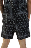 Paisley Nylon Short