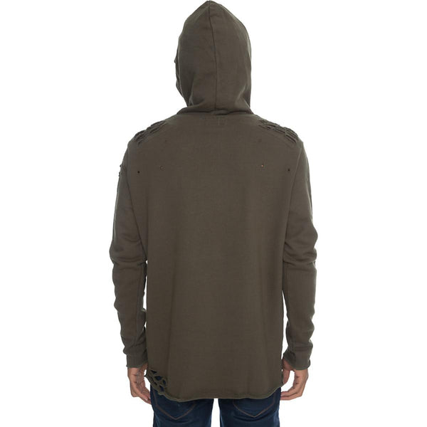 Men's Distressed Hoodie