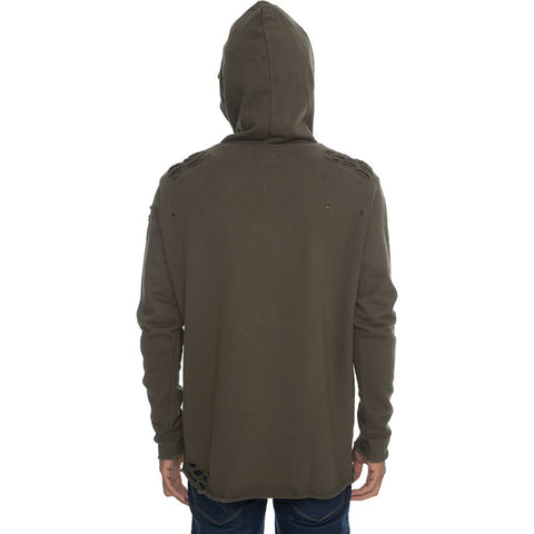 Men's Distressed Hoodie