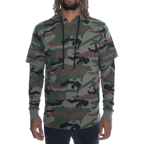 Men's Ripped Hoodie