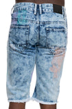 Span Paint Splatter Shorts