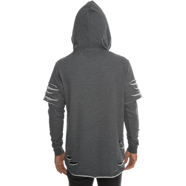 Men's Ripped Hoodie