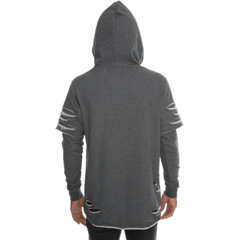 Men's Ripped Hoodie