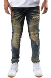 Front View Shifty Biker Knee Jeans