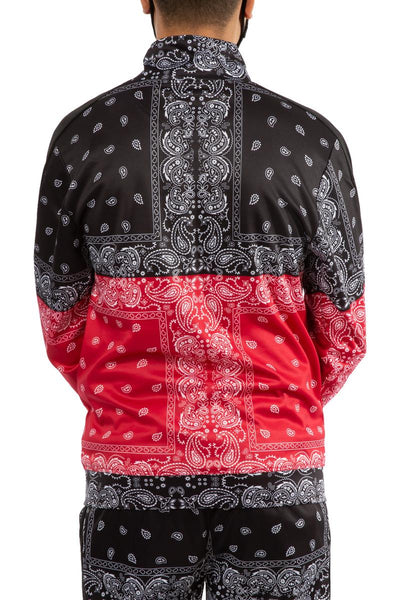 2Tone Paisley Track Jacket