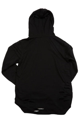 Ripped Layered Hoodie