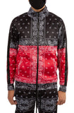 Front View 2Tone Paisley Track Jacket