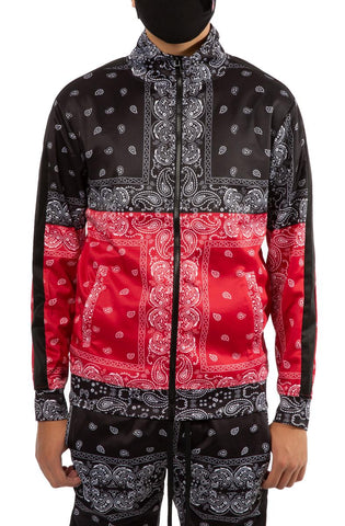 2Tone Paisley Track Jacket